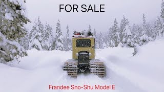 Frandee SnoShu Snowcat  / Bringatrailer.com special