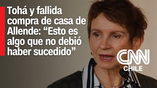 Tohá reacciona al intento del Gobierno de comprar la Casa de Allende y a la renuncia de ministra