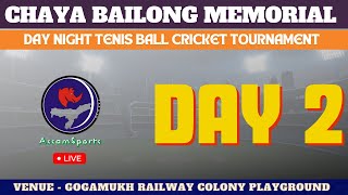 GOGAMUKH DAY-NIGHT TENIS BALL CRICKET TOURNAMENT || DAY 2  #assamsports