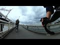 多摩川サイクリングロード沿いの風景 右岸 　丸子橋→二子橋→丸子橋 tama river cycling road japan