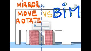 Revit Mirror/Move/Rotate và điểm rất quan trọng khi làm BIM