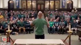 Philadelphia Gay Men’s Chorus sings Eagles fight song for a good cause