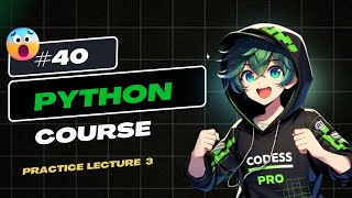 Chapter-5 practice Lecture-3 | Complete python course Day : #40❤️