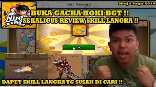 BUKA GACHA di Ninja Saga HOKI BGT !! | SEKALIGUS REVIEW SKILL YG LANGKA BGT !! - Ninja Saga #11