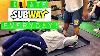 My First day in the gym - What I ate my first day