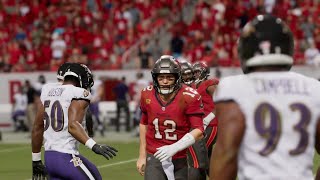 Tampa Bay Buccaneers vs Baltimore Ravens  - NFL Thursday Night Week 8 Full Highlights (Madden 23)