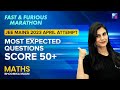 Maths - Most Expected Questions - 1 - JEE 2023 April Attempt | Bhoomika Ma'am