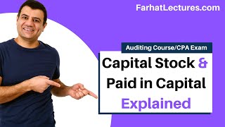 Auditing of Capital Stock and Paid in Capital | Auditing and Attestation | CPA Exam