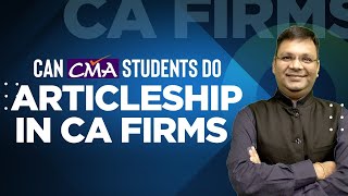 CMA Articleship in CA Firms | CMA Articleship | CMA Training