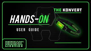 Kodiak® Konvert 1000 Lumen Rechargeable Headlamp and Work Light - Hands On