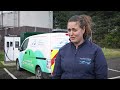 new electric van delivery for ni water education team