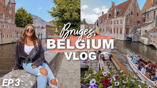 2 days in BRUGES! (travel vlog) the cutest city in belgium! | european summer 2022