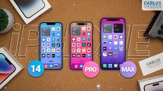 Comparativa: iPhone 14, 14 Pro y Pro MAX ¿Cuál te conviene más?