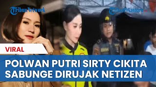 Polwan Putri Sirty Cikita Sabunge yang Dirujak Netizen Usai Marahi Orang Makan