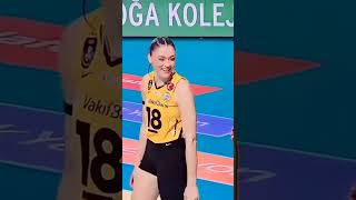 Zehra Gunes Vakifbank volleyball player #viral #volleyball #short #treanding