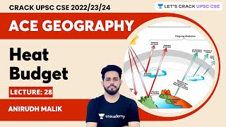 Ace Geography | L28 Heat Budget | Anirudh Malik | Crack UPSC CSE/IAS | Let's Crack UPSC CSE