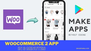 Turn woocommerce website into a native android app in just 3 minutes for free || No coding required
