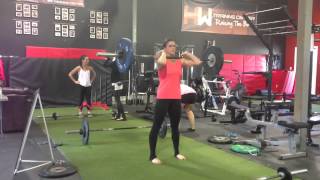 Sheena Vickers 145 lb Clean Jerk