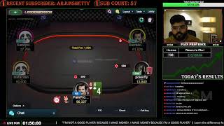 Back at the Grind! High Stakes Cash Games on PokerBaazi with PainProvider. !discord !graph