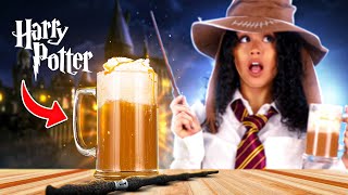 How To Make Alcoholic Butterbeer! | Boozy Butterbeer From Harry Potter! Halloween Cocktail