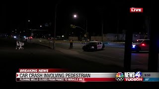 Juvenile pedestrian injured in crash