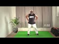 fast paced fun old school aerobics cardio walk workout 30 minute calorie burner