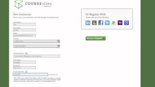 CourseSites: Sign Up For Your FREE Course Websites