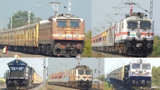 SuperFast Express Train Videos | Speeding Electric \u0026 Diesel Trains of Indian Railways