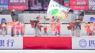 [4K] 奈良市役所チーム八重櫻　高知よさこい祭り 2019 本祭1日目 (中央)