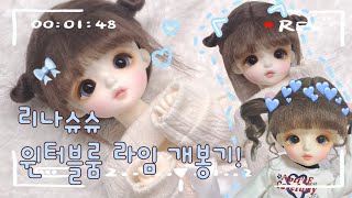 리나슈슈 윈터블룸 라임 개봉기🧇/ BJD/ 구체관절인형/ 구관/ 리나슈슈/ USD/ 뉴페/ 언박싱