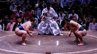 朝乃山 vs 隠岐の海 2017年大相撲秋場所5日目 20170914