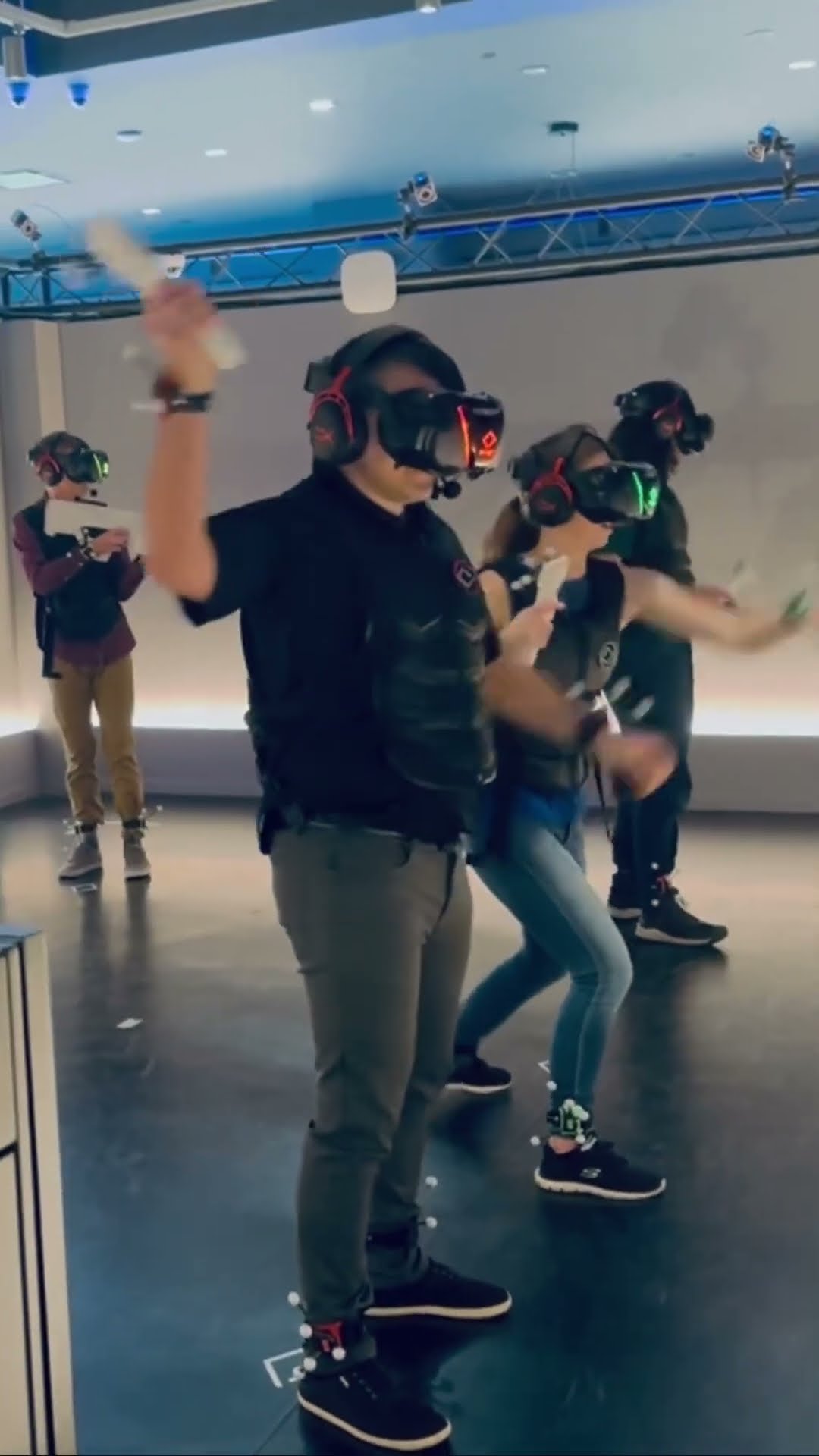 Virtual Reality is a hoot. Dance off! #shorts