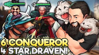 6 Conqueror - The Return of The League of Draven!! | TFT Into the Arcane | Teamfight Tactics