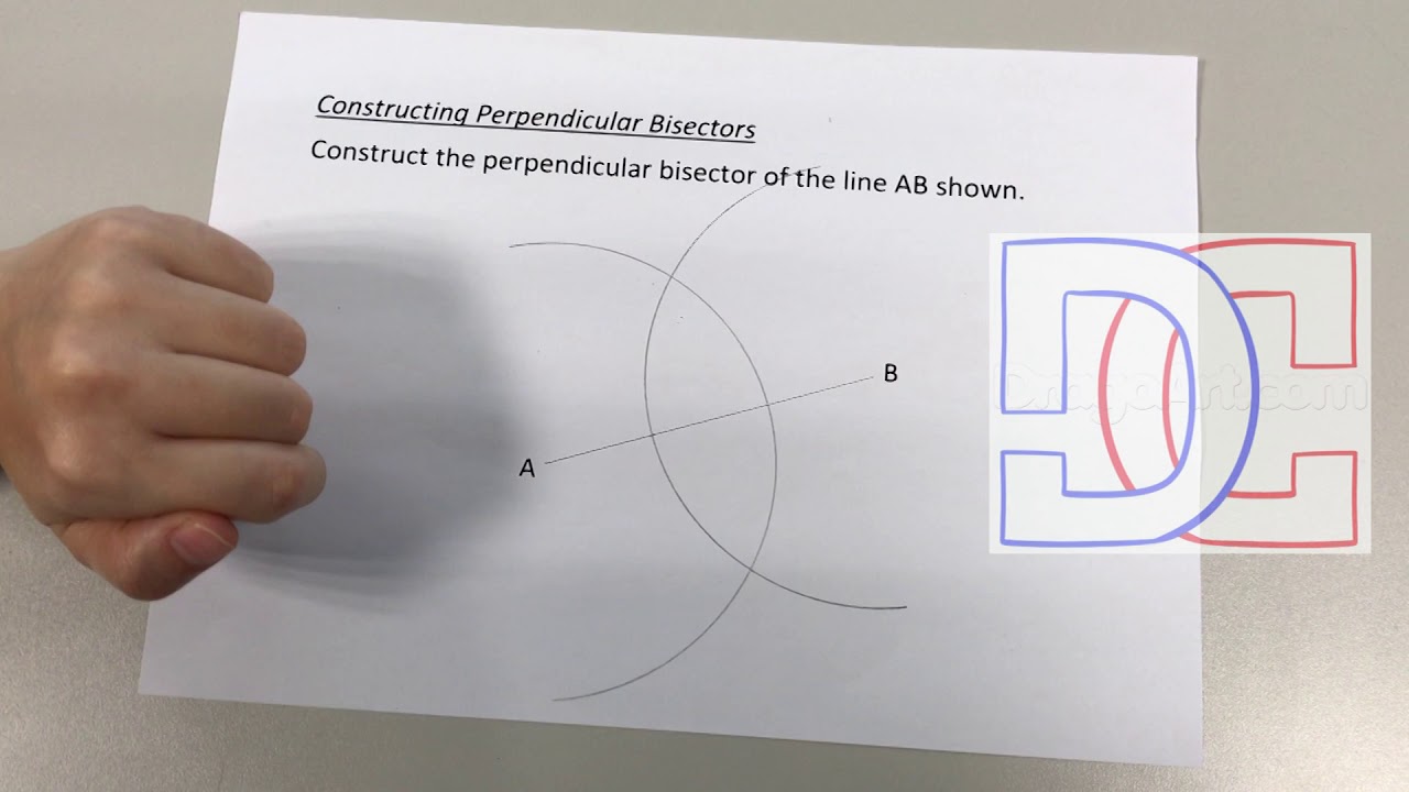 Constructing Perpendicular Bisector Youtube