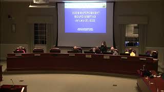 Code Enforcement Board-1/20/2022