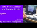 Data Preprocessing | Normalization and Standardization in Python | Machine Learning