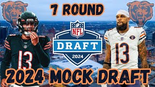 Full 7-Round 2024 Chicago Bears Mock Draft 2.0!