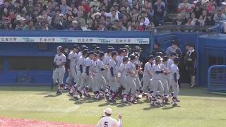 華の早慶戦2019　⑯　慶應37度目の優勝　この始球式は泣けます