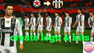 How to Create Juventus Team Kits & Logo - Dream League Soccer 2018
