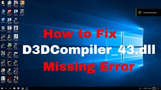 How to Fix D3DCompiler_43.dll Missing Error Windows 10 GTA 5