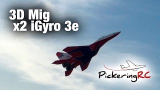 Sebart Mig29 3D with Twin Powerbox-Systems iGyro 3e