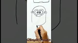 How to draw Minion easy step by step ||#viral  ||#shorts ||#youtubeshorts