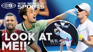 WILDEST tennis tantrums - 2022 Australian Open | Wide World of Sports