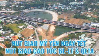 Nút giao Mỹ Yên ngày Tết | Nút giao cao tốc Bến Lức - Long Thành và QL1A