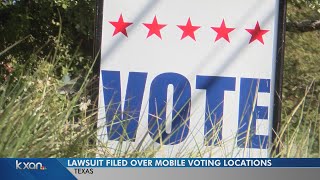 Texas Democrats sue state over new law banning mobile voting locations