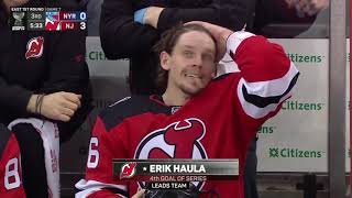 Erik Haula 1+0 vs NY Rangers (EC QF Game 7)