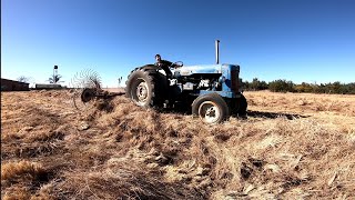 A unedited video of us using a hay rake