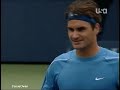 roger federer vs tim henman 2006 us open r2 highlights