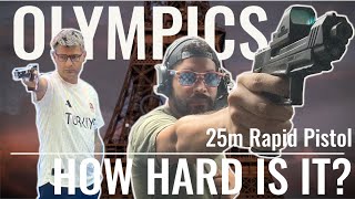 OLYMPICS Shooting - How Hard is it? 25m Men's Rapid Pistol