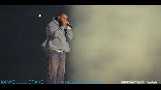 Drake performs "24" by Kanye West at the Free Larry Hoover Concert